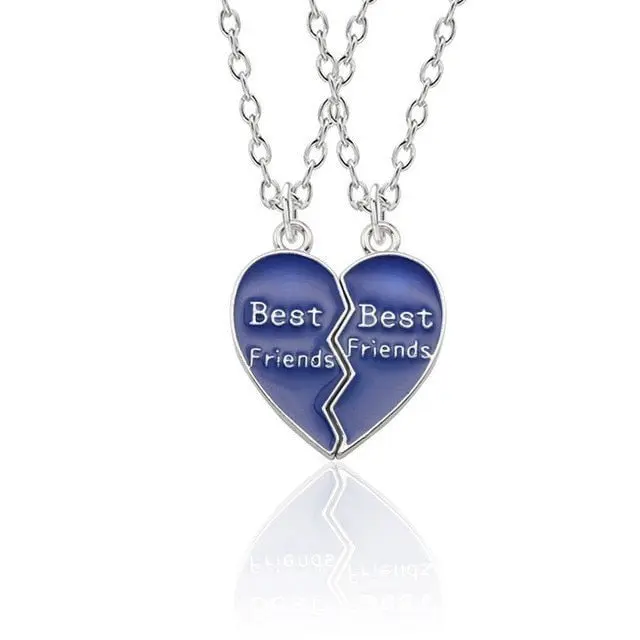 Best Friend Pendant Necklace - Big Sis, Middle Sis and Little Sis - Girls