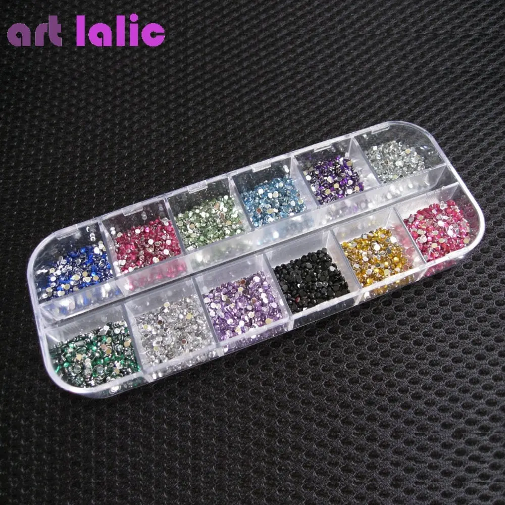 3000 Piece DIY Rhinestone/Glitter Nail Art Decoration Set for Women and Girls