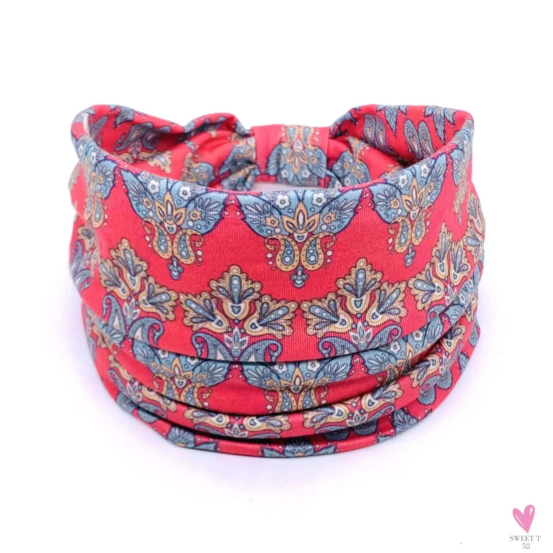 African and Bohemian Twisted Wide Cotton Stretch Headbands for Women & Girls - Headwrap/Turban Headwear, Bandana Headbands