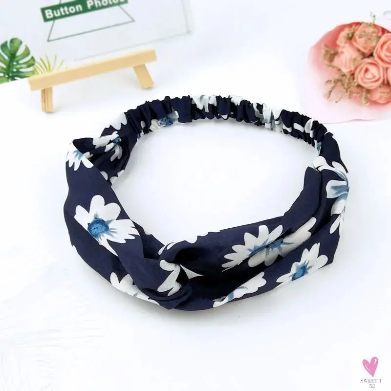 Scrunchies - Women's Knotted Turban Hair Accessories for Girls, Headband Turban/Elastic Hairband/Head Wrap/Striped  Hair Scrunchies