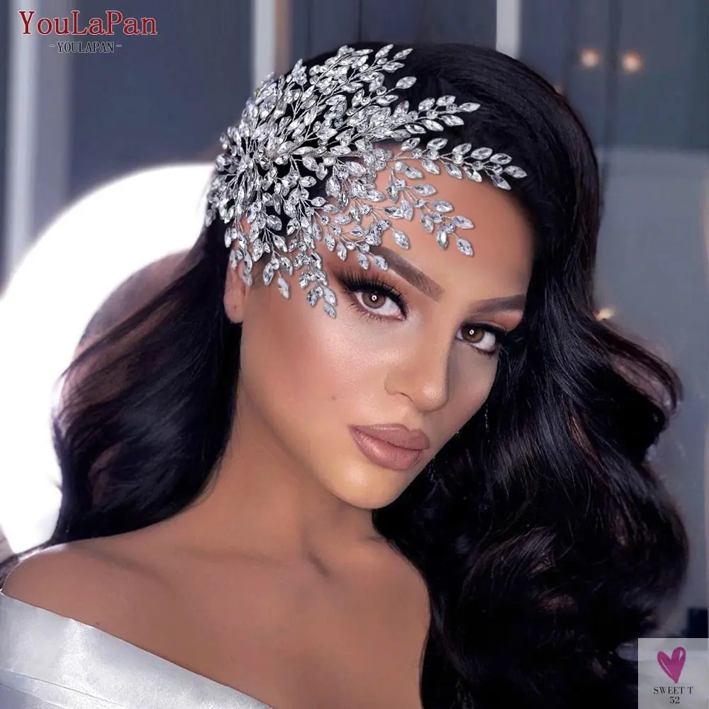 Shiny Bridal Headdress - Luxury Wedding Headband - Women's Hair Accessories, Queen Headpiece, Party, Banquet Headwear