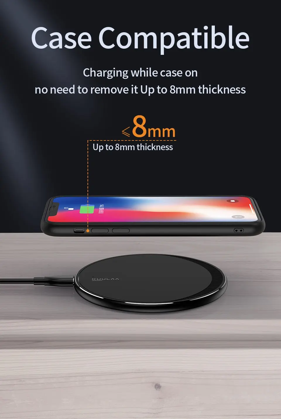 Quick Wireless Charger, USB Type, Mobile Phone -10 W Wireless Charger
