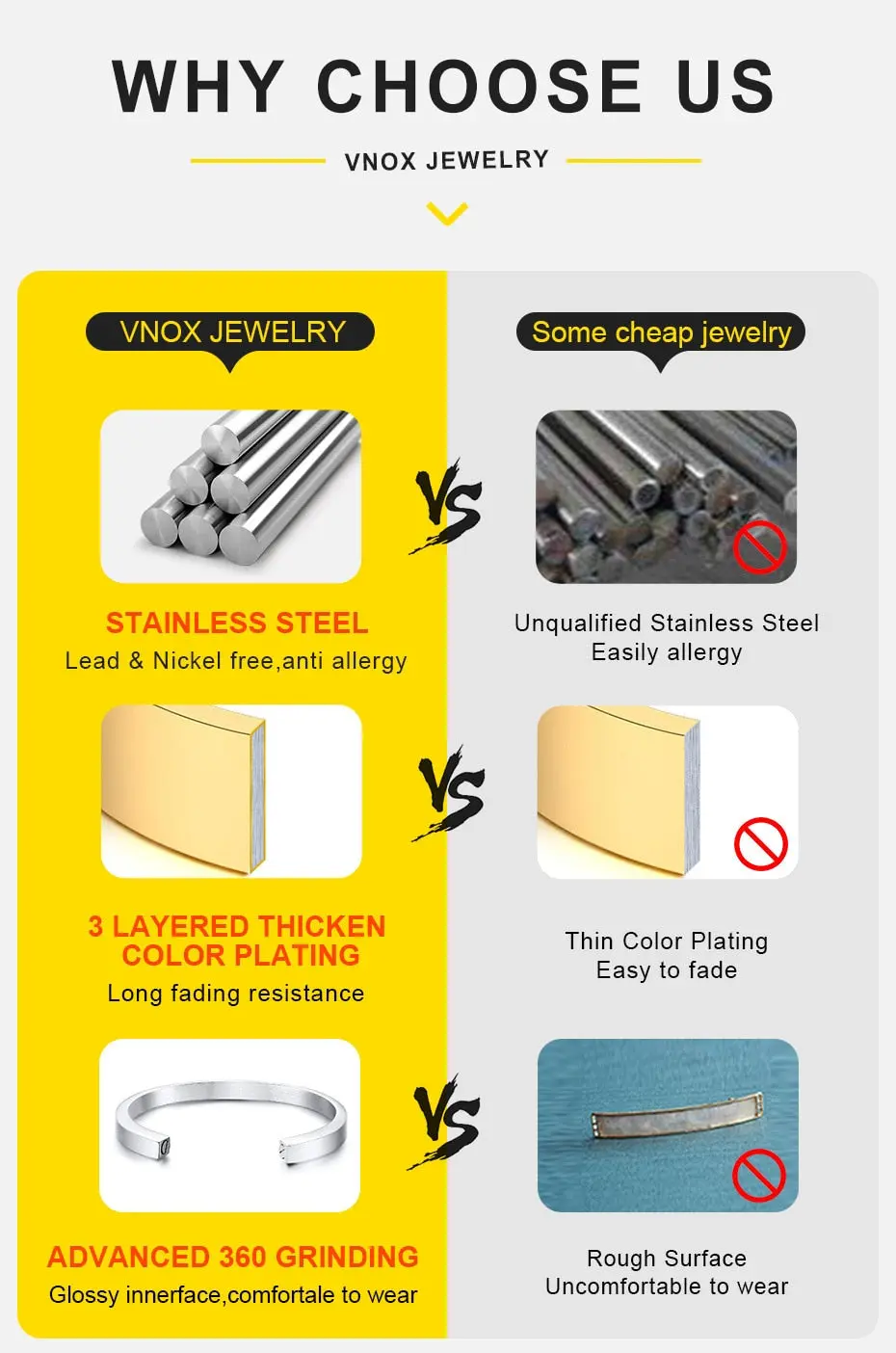 Stud Earrings in Stainless Steel for Men and Women - Hip Hop Earrings