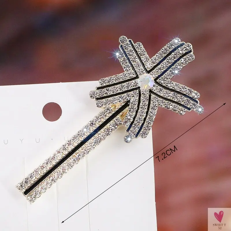Rhinestone/Pearl Hairpins/Hair Clips in Geometric Patterns for Women & Girls