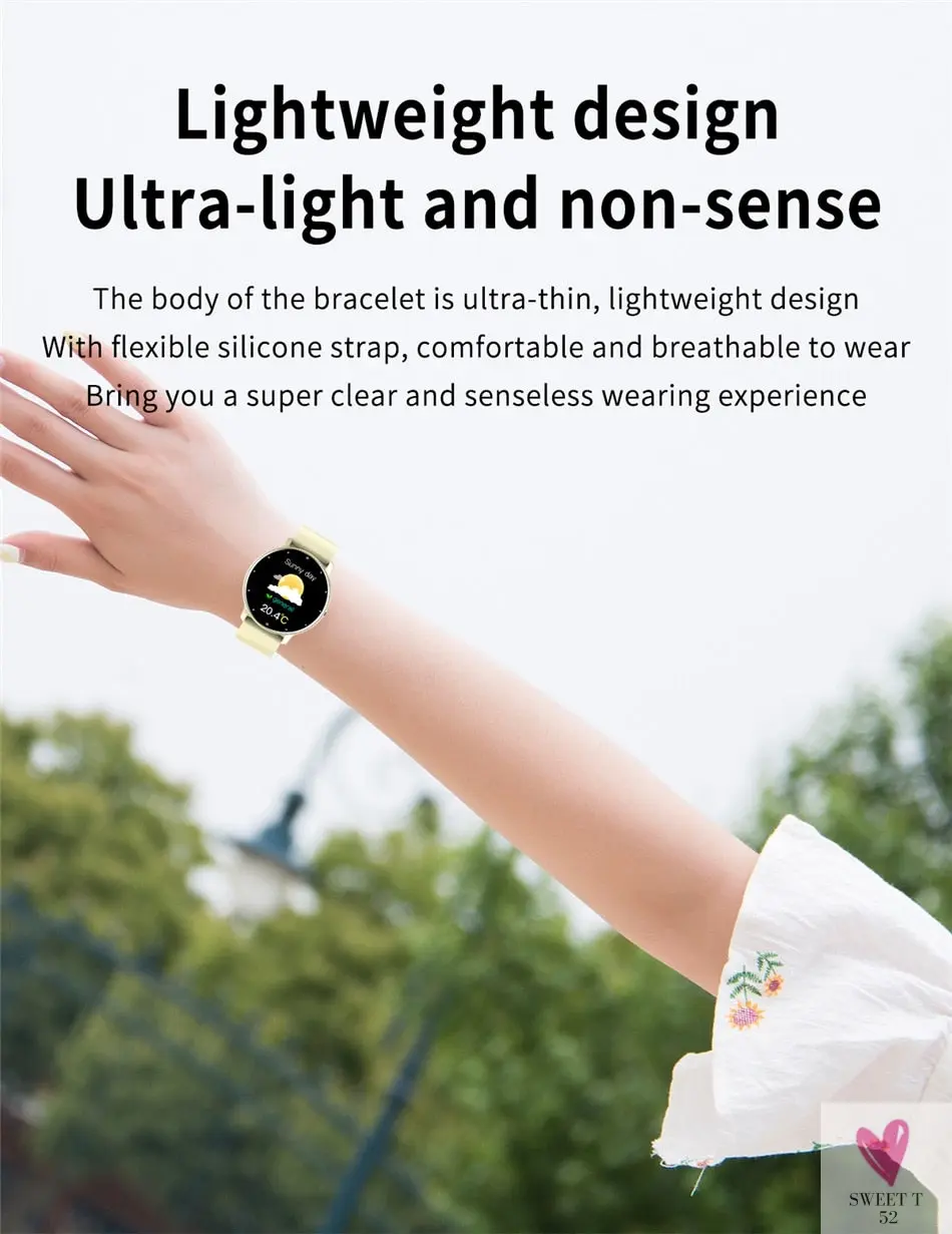 Sports Smart Watch for Men/Women, Fitness Tracker, Sleep Tracker, Heart Rate, Blood Pressure, Alarm & More