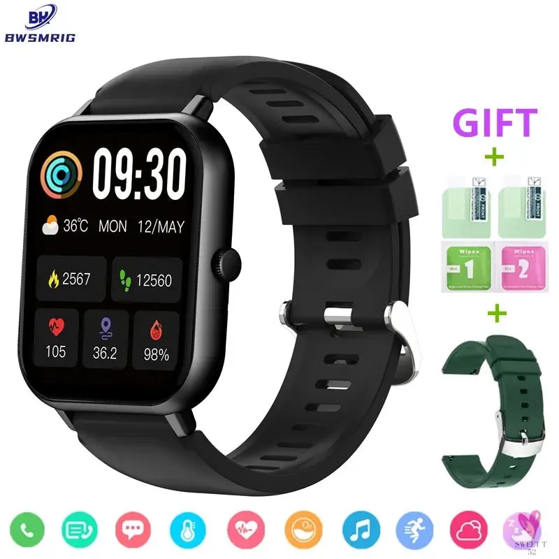 2025 Bluetooth Call Watch 9, Smart Watch for Men/Women/Boys & Girls: Tracker, Blood Pressure, Heart Rate