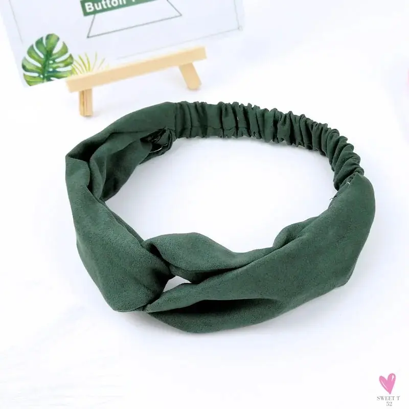 Scrunchies - Women's Knotted Turban Hair Accessories for Girls, Headband Turban/Elastic Hairband/Head Wrap/Striped  Hair Scrunchies