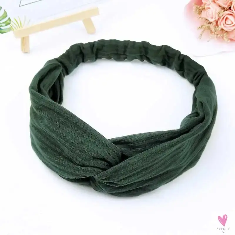 Scrunchies - Women's Knotted Turban Hair Accessories for Girls, Headband Turban/Elastic Hairband/Head Wrap/Striped  Hair Scrunchies