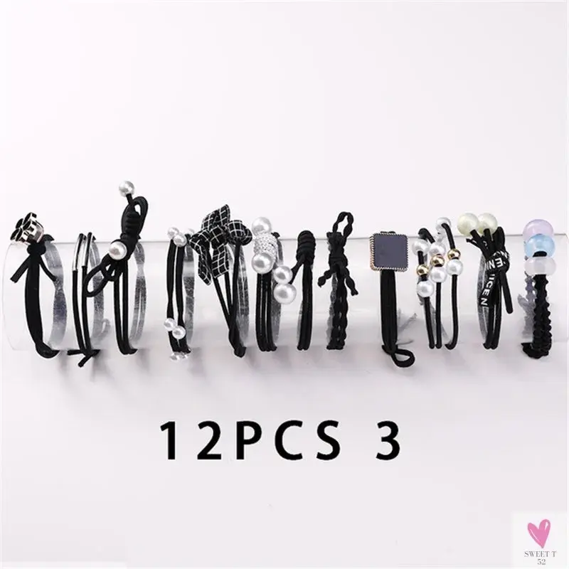 Teens Scrunchy Elastic Hair Bands/Ponytail Holder for Girls - Rubber Rope Ties, Gum Headwear, Scrunchies, Hair Accessories