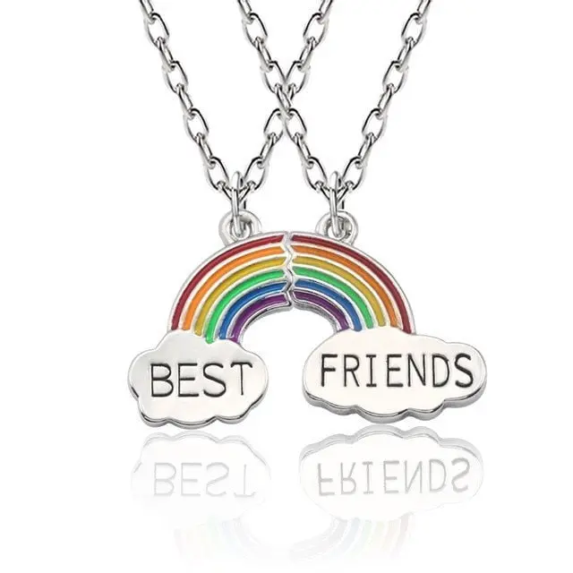 Best Friend Pendant Necklace - Big Sis, Middle Sis and Little Sis - Girls