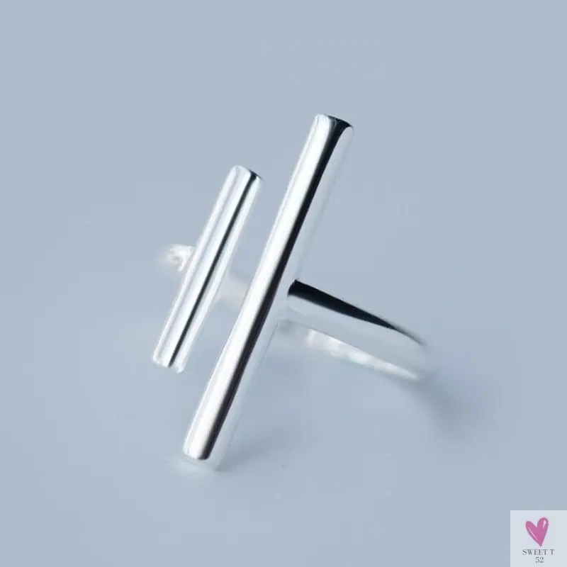 Geometric Circle - Open Adjustable Rings For Women & Girls - Micro Pave, Feather, Leaves, Wave, Cat, Femme Finger Rings