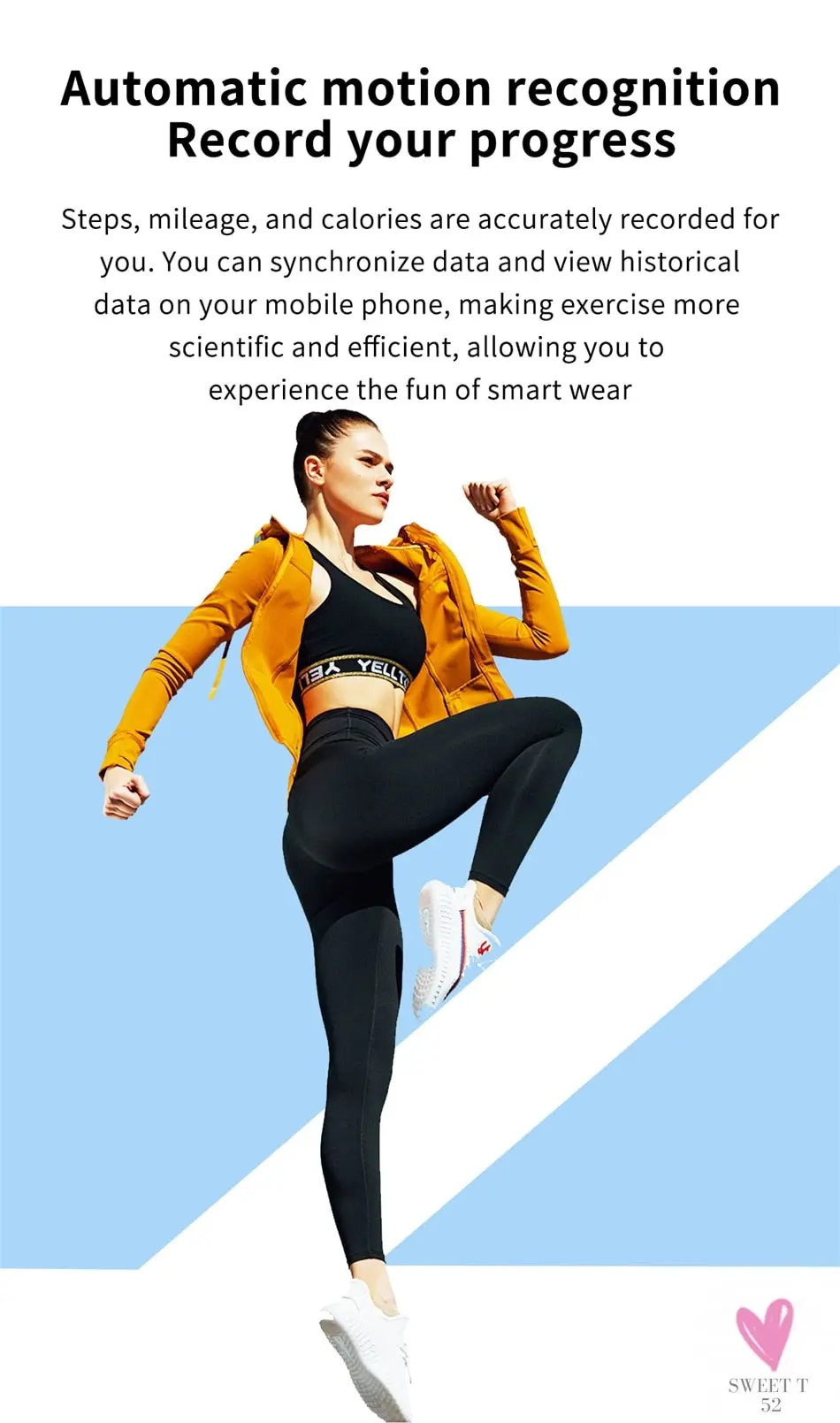 Sports Smart Watch for Men/Women, Fitness Tracker, Sleep Tracker, Heart Rate, Blood Pressure, Alarm & More