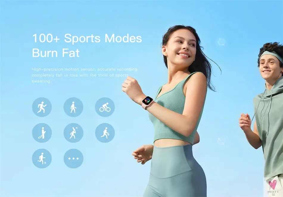 New Smart Watch for Men/Women - Heart Rate, Blood Pressure, Fitness Tracker, Bluetooth Call, Smart Watch