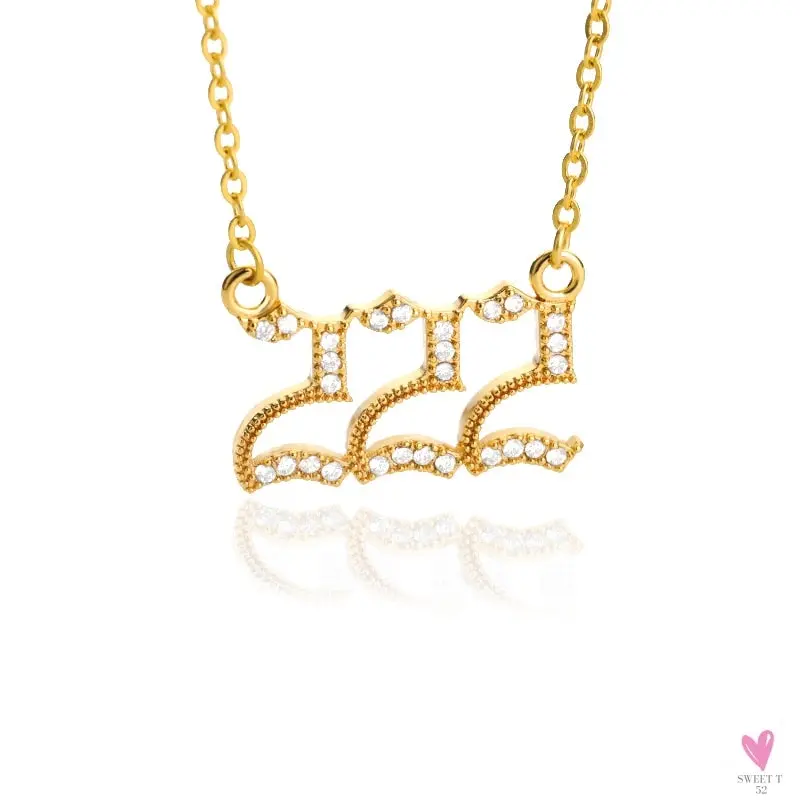 Zodiac Necklace For Women - 12 Constellation Crystal English Letter Choker Necklace