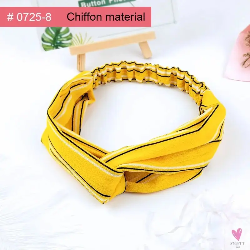 Scrunchies - Women's Knotted Turban Hair Accessories for Girls, Headband Turban/Elastic Hairband/Head Wrap/Striped  Hair Scrunchies