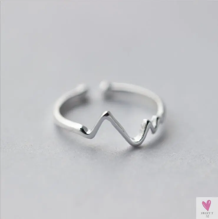 Geometric Circle - Open Adjustable Rings For Women & Girls - Micro Pave, Feather, Leaves, Wave, Cat, Femme Finger Rings