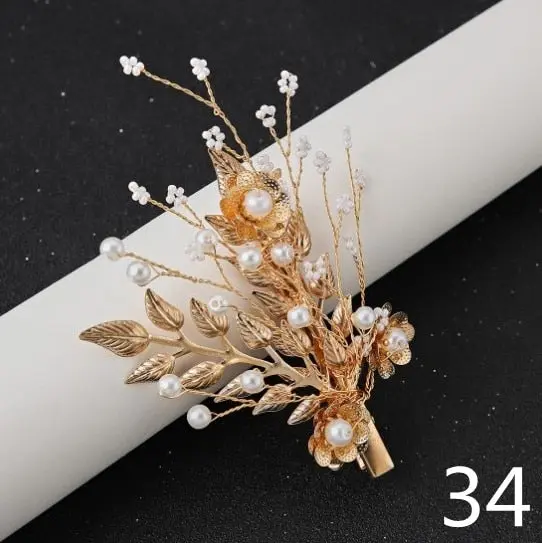 White Flower Combs for Women and Girls - Elegant Fashionable Hair Combs in Lace