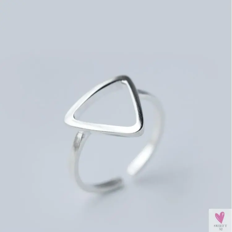 Geometric Circle - Open Adjustable Rings For Women & Girls - Micro Pave, Feather, Leaves, Wave, Cat, Femme Finger Rings