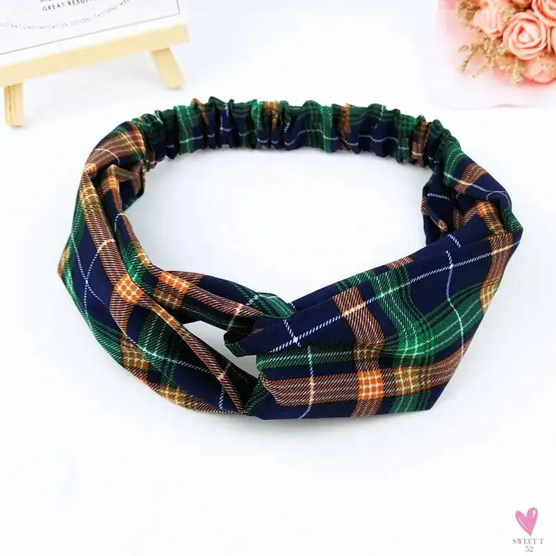 Scrunchies - Women's Knotted Turban Hair Accessories for Girls, Headband Turban/Elastic Hairband/Head Wrap/Striped  Hair Scrunchies