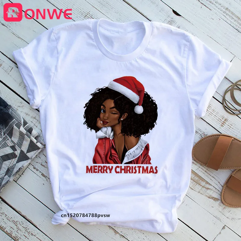Beautiful African Lady Women T-shirt Girl Sisters Black Lives Matter Funny 90S Print Tops Tee,Drop Ship