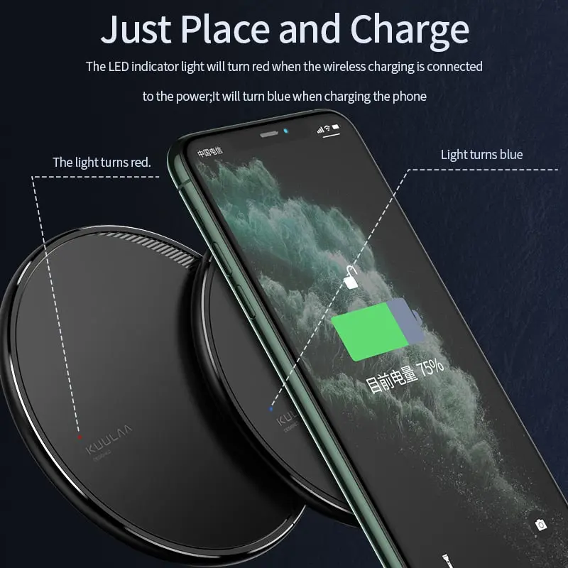 Quick Wireless Charger, USB Type, Mobile Phone -10 W Wireless Charger