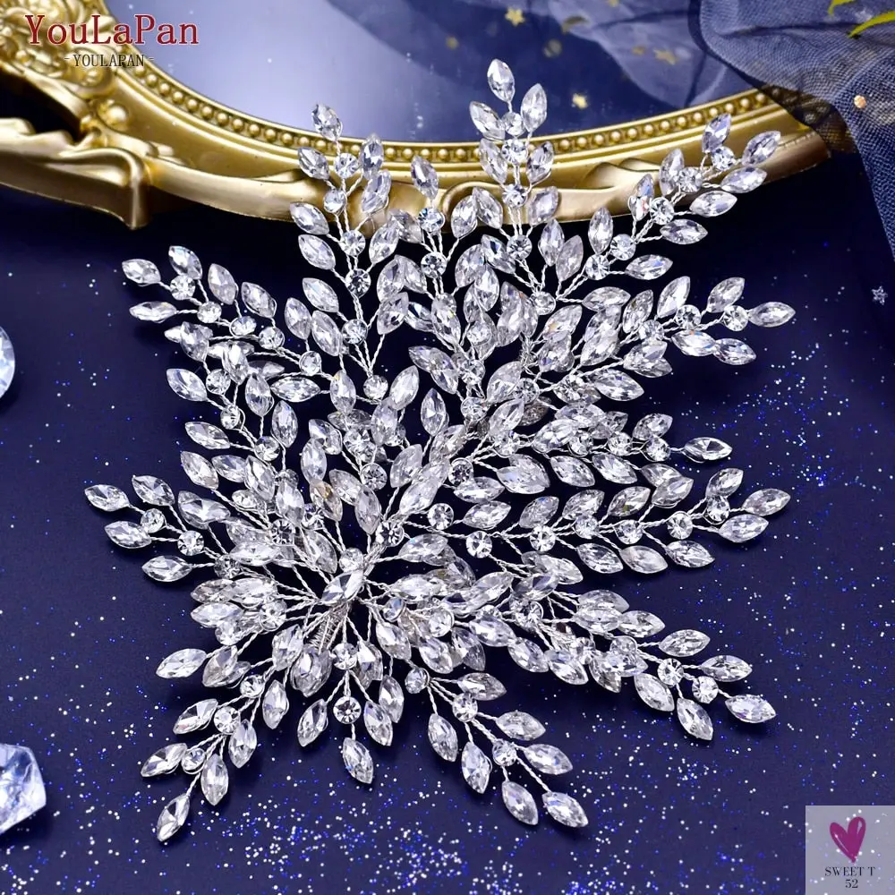 Shiny Bridal Headdress - Luxury Wedding Headband - Women's Hair Accessories, Queen Headpiece, Party, Banquet Headwear