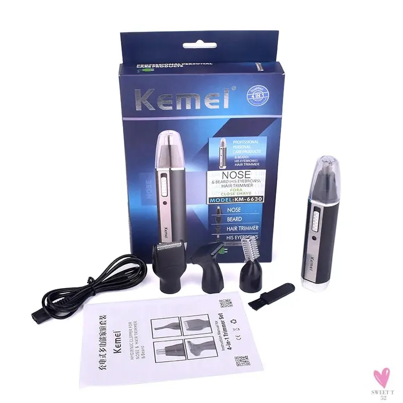 Electric Nose Hair Trimmer - Multifunctional Hair Remover. Ear/Eyebrow/Beard Shaver Razor, Unisex