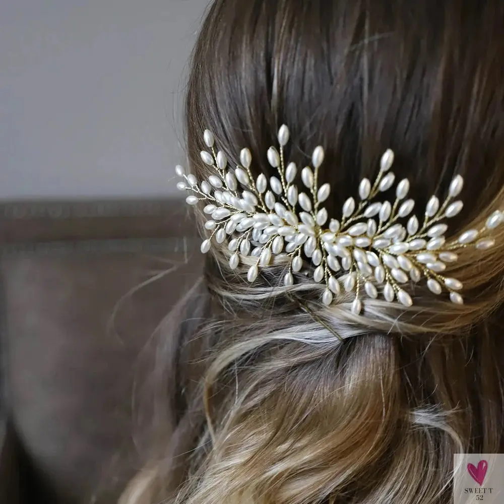 Elegant Hair Pins or Combs for Special Occasions, Weddings and Festivals for Women & Girls