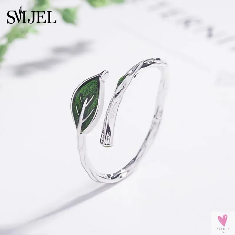 Geometric Circle - Open Adjustable Rings For Women & Girls - Micro Pave, Feather, Leaves, Wave, Cat, Femme Finger Rings