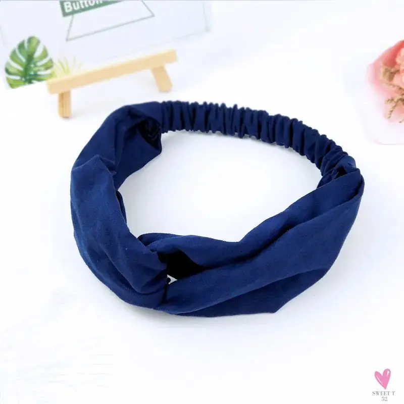 Scrunchies - Women's Knotted Turban Hair Accessories for Girls, Headband Turban/Elastic Hairband/Head Wrap/Striped  Hair Scrunchies