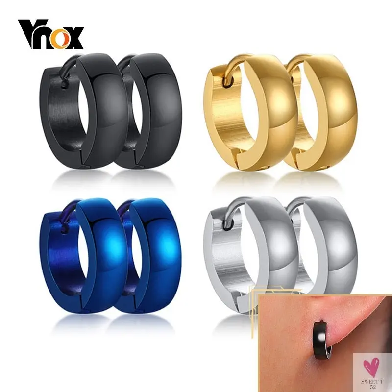 Men and Women's Stainless Steel Small Hoop 