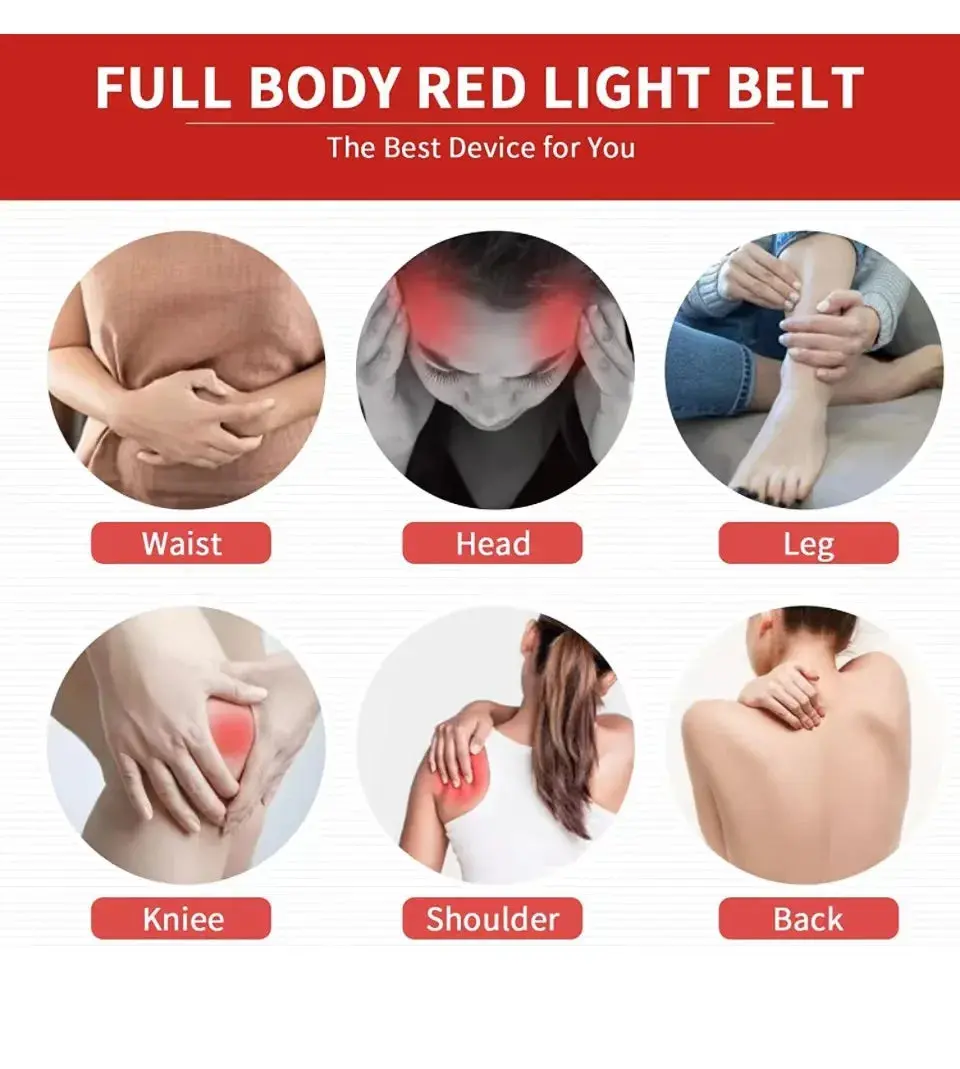 4/5 Head Red Light Therapy with Stand to Promote Metabolism, Weight Loss, Wrinkles, Anti-Aging