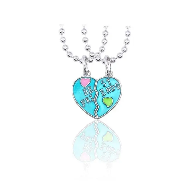 Best Friend Pendant Necklace - Big Sis, Middle Sis and Little Sis - Girls