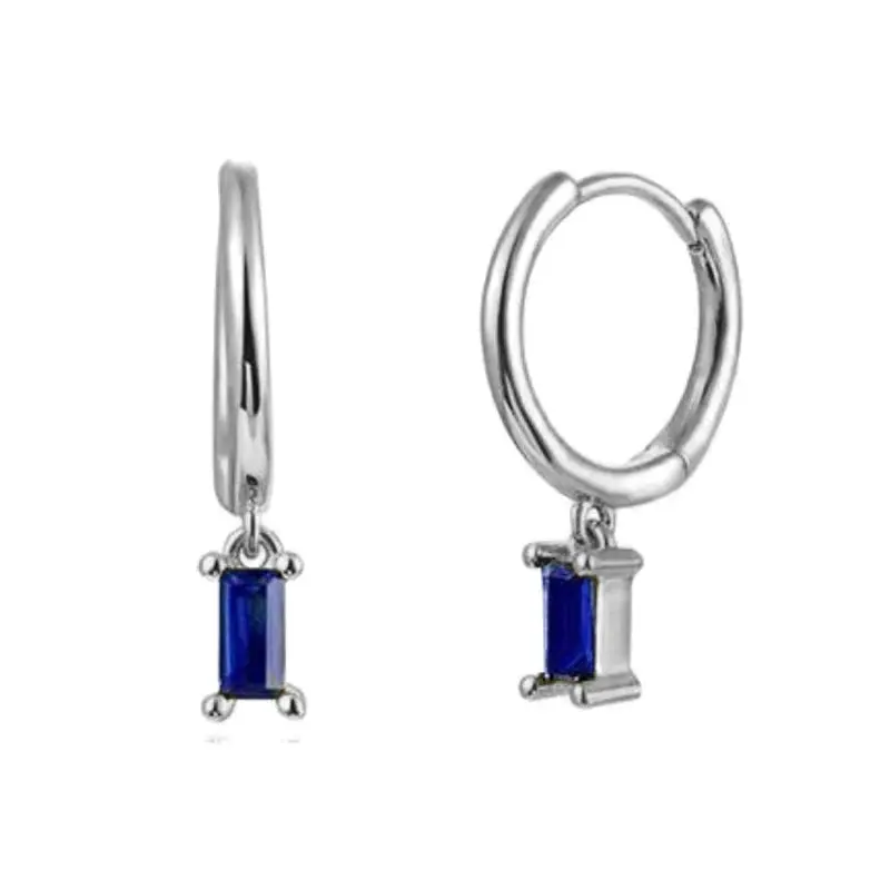 Gold Color Cute Water Drop Earrings For Women & Girls - Zircon Piercing Huggies/Hoop Dangle Earrings