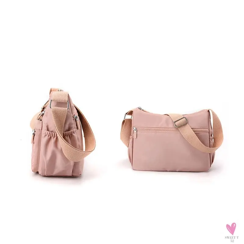 Women's Shoulder Crossbody Bag - Waterproof, Solid Colors, Casual Handbag, Messenger Bag