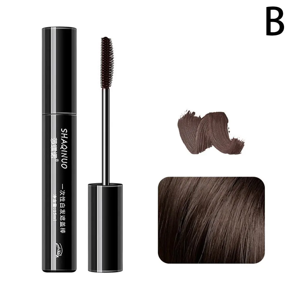 Instant Gray Root Coverage for Women and Men in Black and Brown - Easy Washout