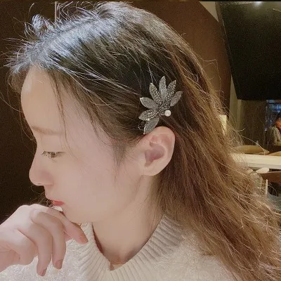 Clip Headwear Full Moon Hairpin Hairpin Net Red Girl Hairpin