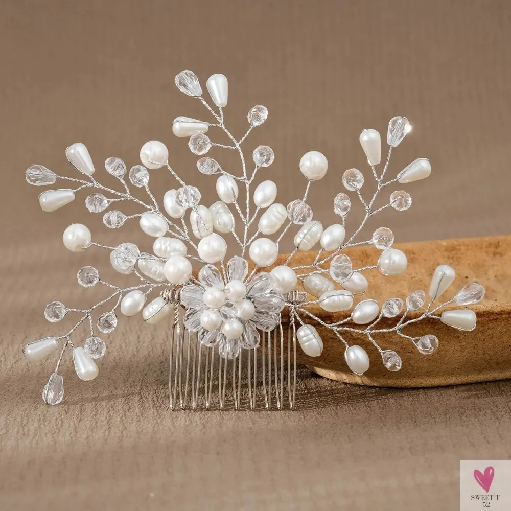 Elegant Hair Pins or Combs for Special Occasions, Weddings and Festivals for Women & Girls