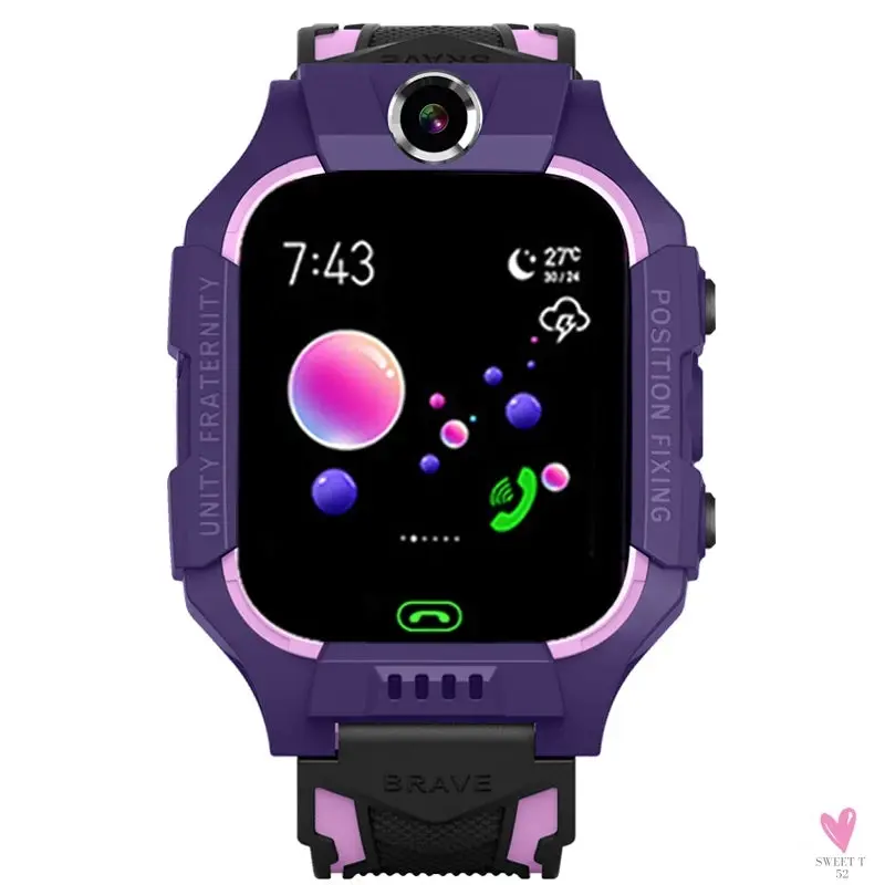 Children's Smart Watch - LBS location tracking, camera, phone, chat, games, SOS