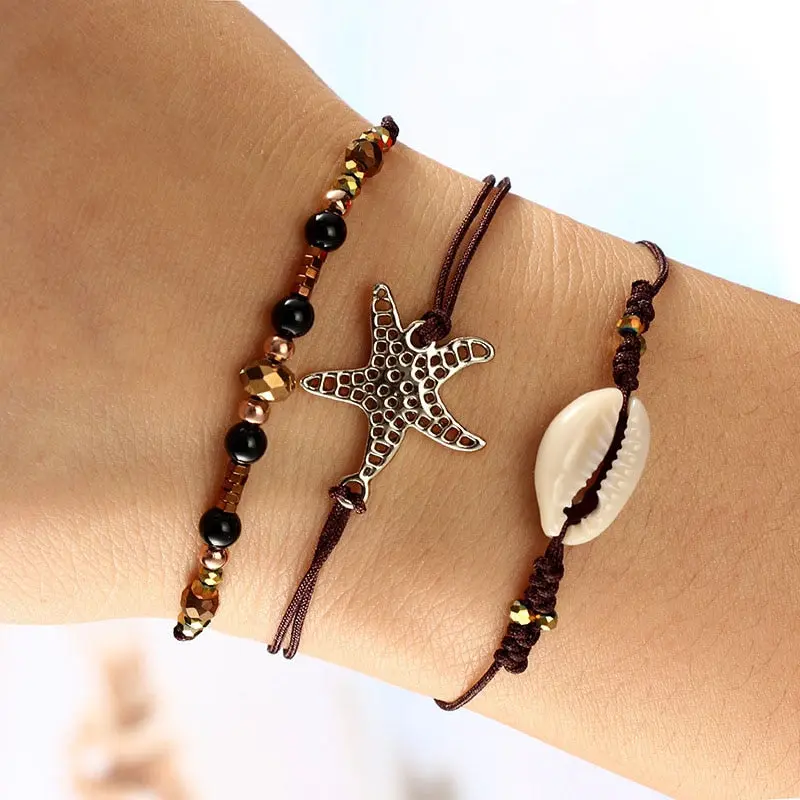 Shell Bracelets in Chain Link style (Lobster Clasp) for Women and Girls