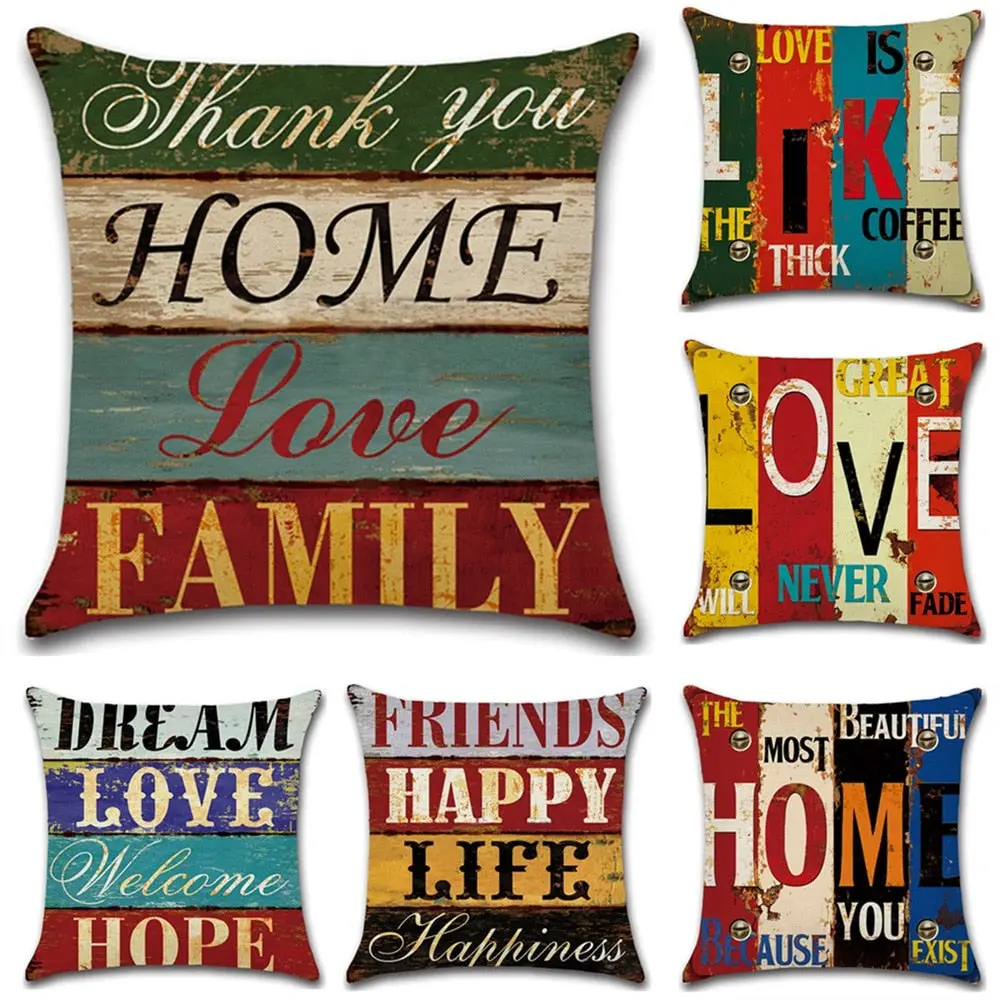 Mediterranean Hand-Painted Throw Pillows