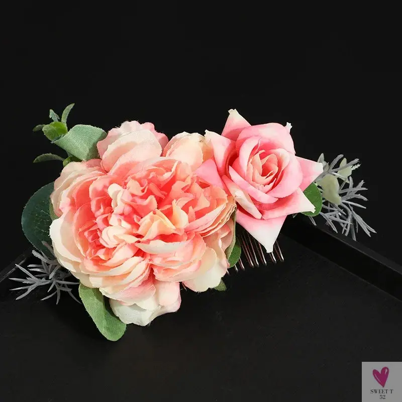 Floral Hair Combs for Summer Weddings, Festivals, Concerts, Holidays - Hair Accessoires for Women & Girlsl