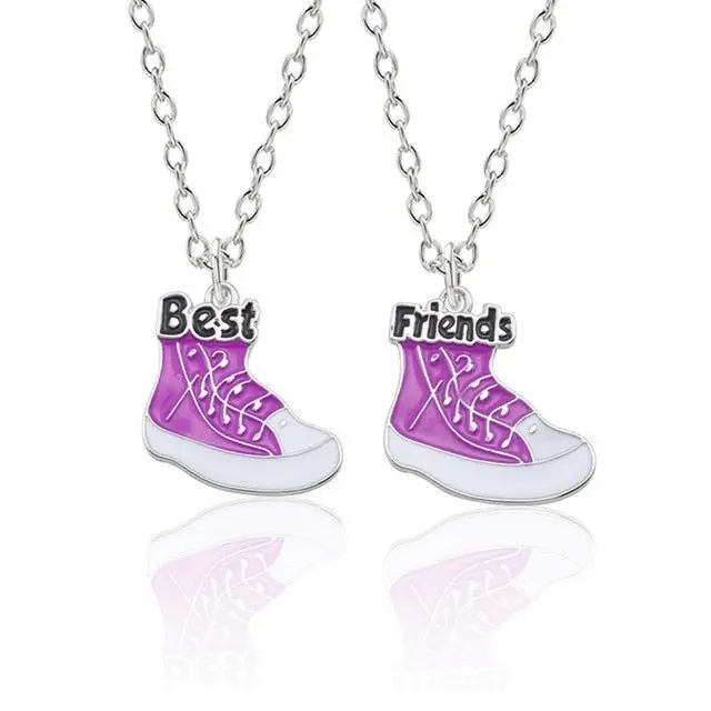 Best Friend Pendant Necklace - Big Sis, Middle Sis and Little Sis - Girls