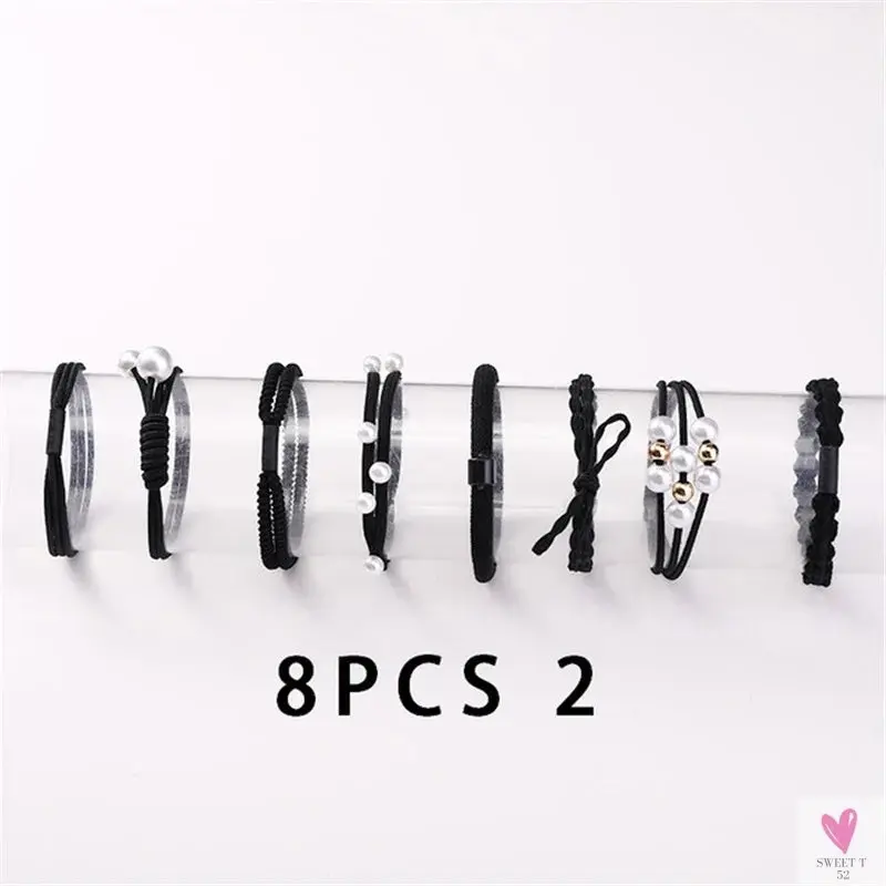 Teens Scrunchy Elastic Hair Bands/Ponytail Holder for Girls - Rubber Rope Ties, Gum Headwear, Scrunchies, Hair Accessories