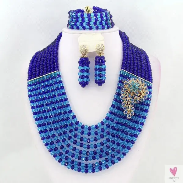African Beads Jewelry Set - Nigerian Wedding African Beads Jewelry
