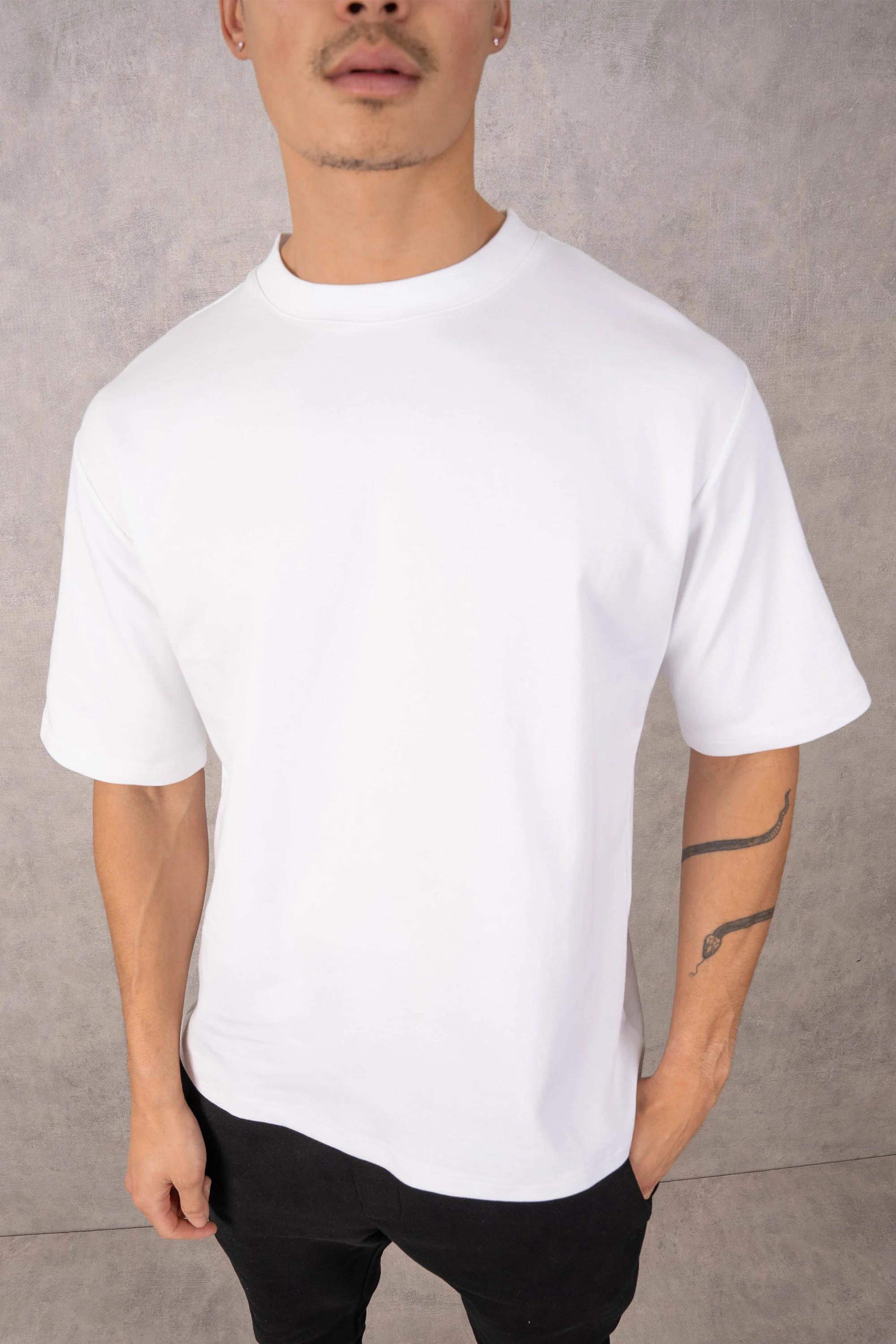 Fit Oversized T-Shirt - White - 3 Pack