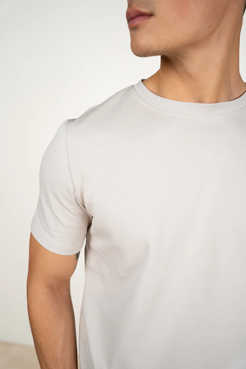 Premium Essential Slim Fit T-Shirt - Taupe