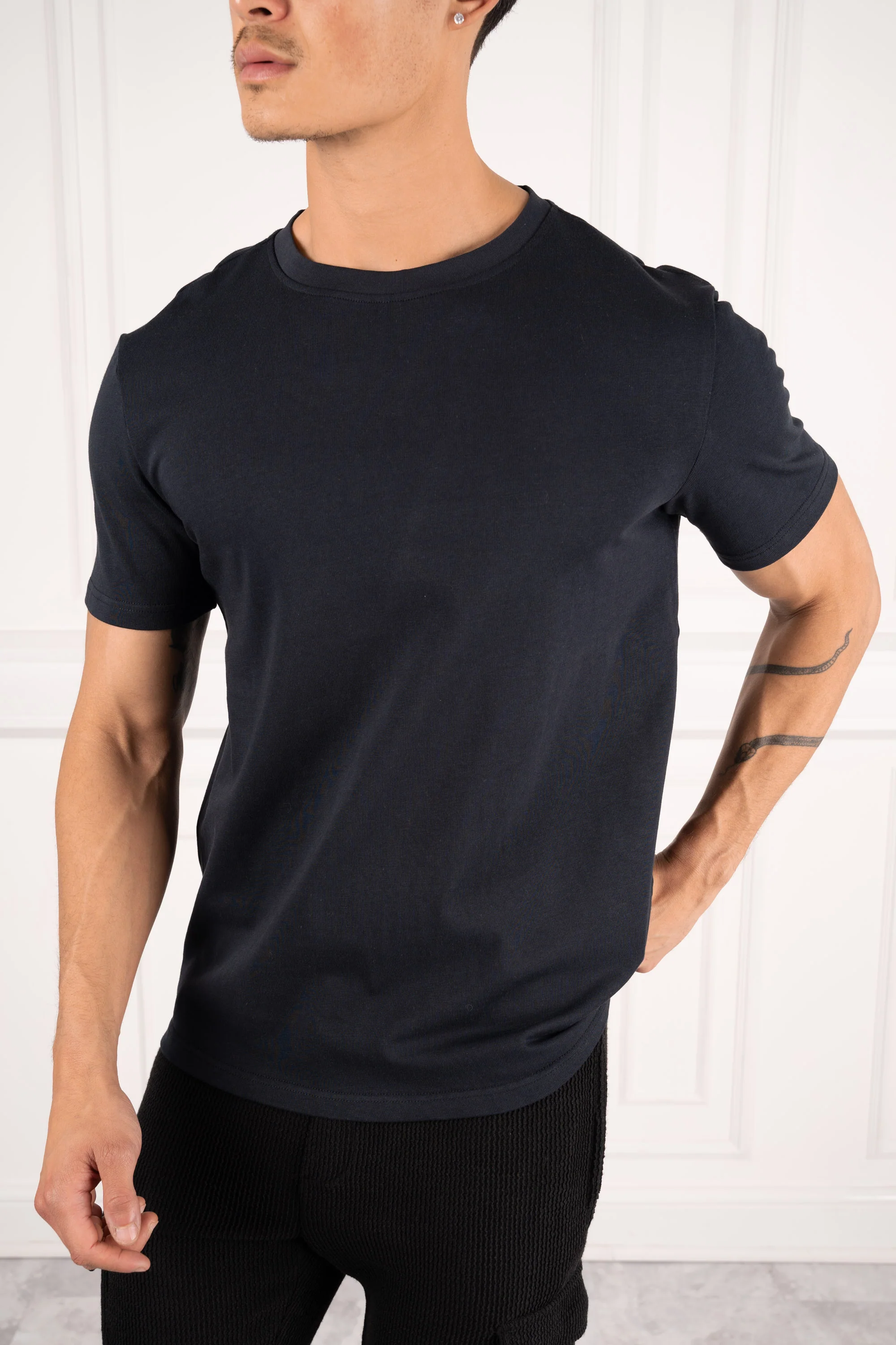 Premium Essential Slim Fit T-Shirt - Navy