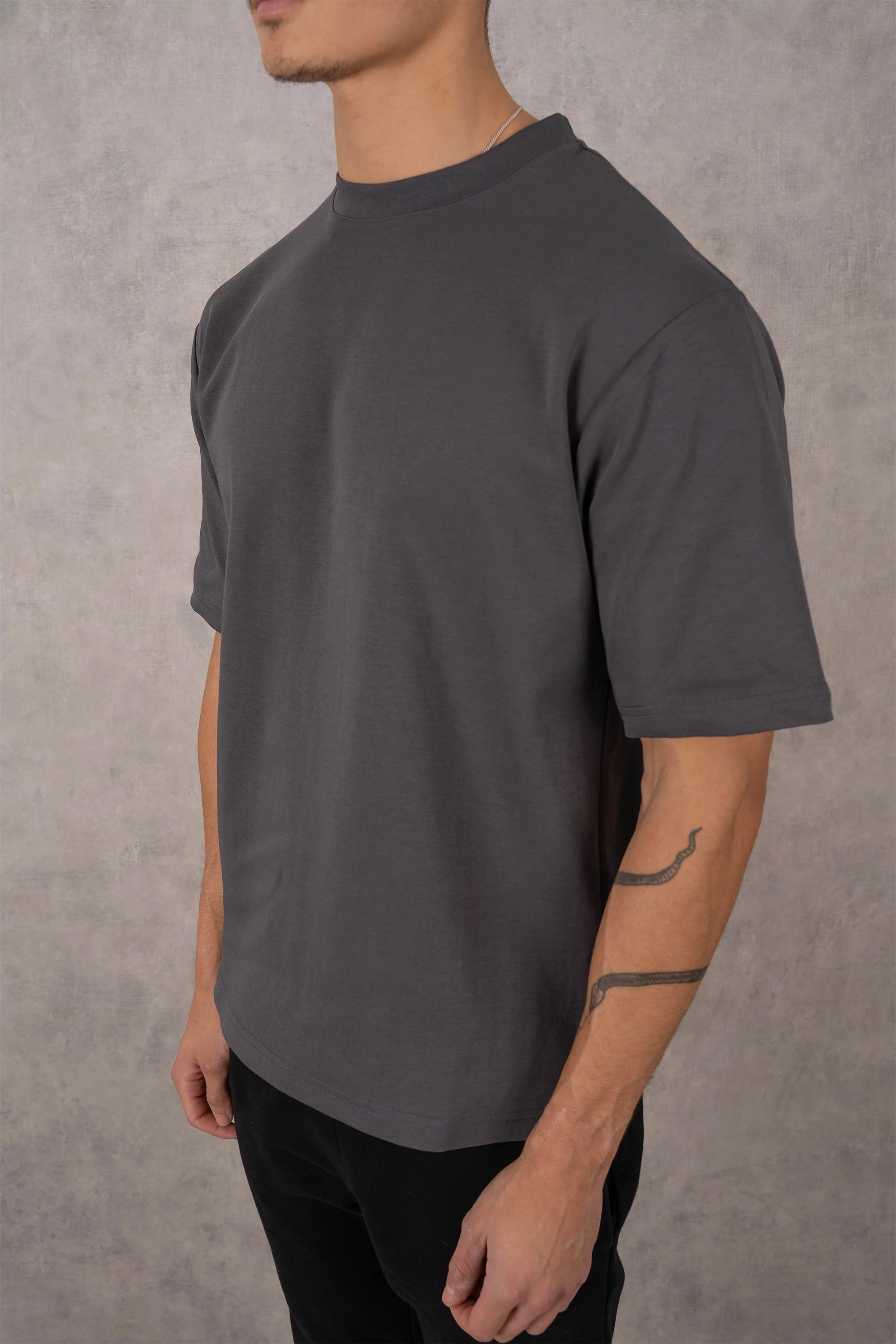 Fit Oversized T-Shirt - Charcoal