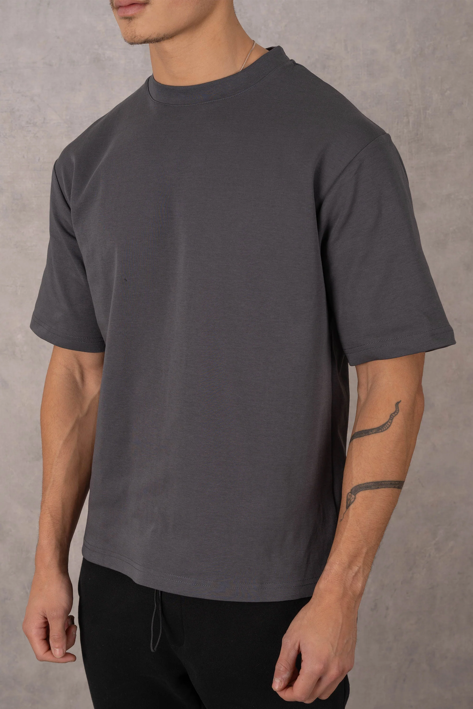 Fit Oversized T-Shirt - Charcoal